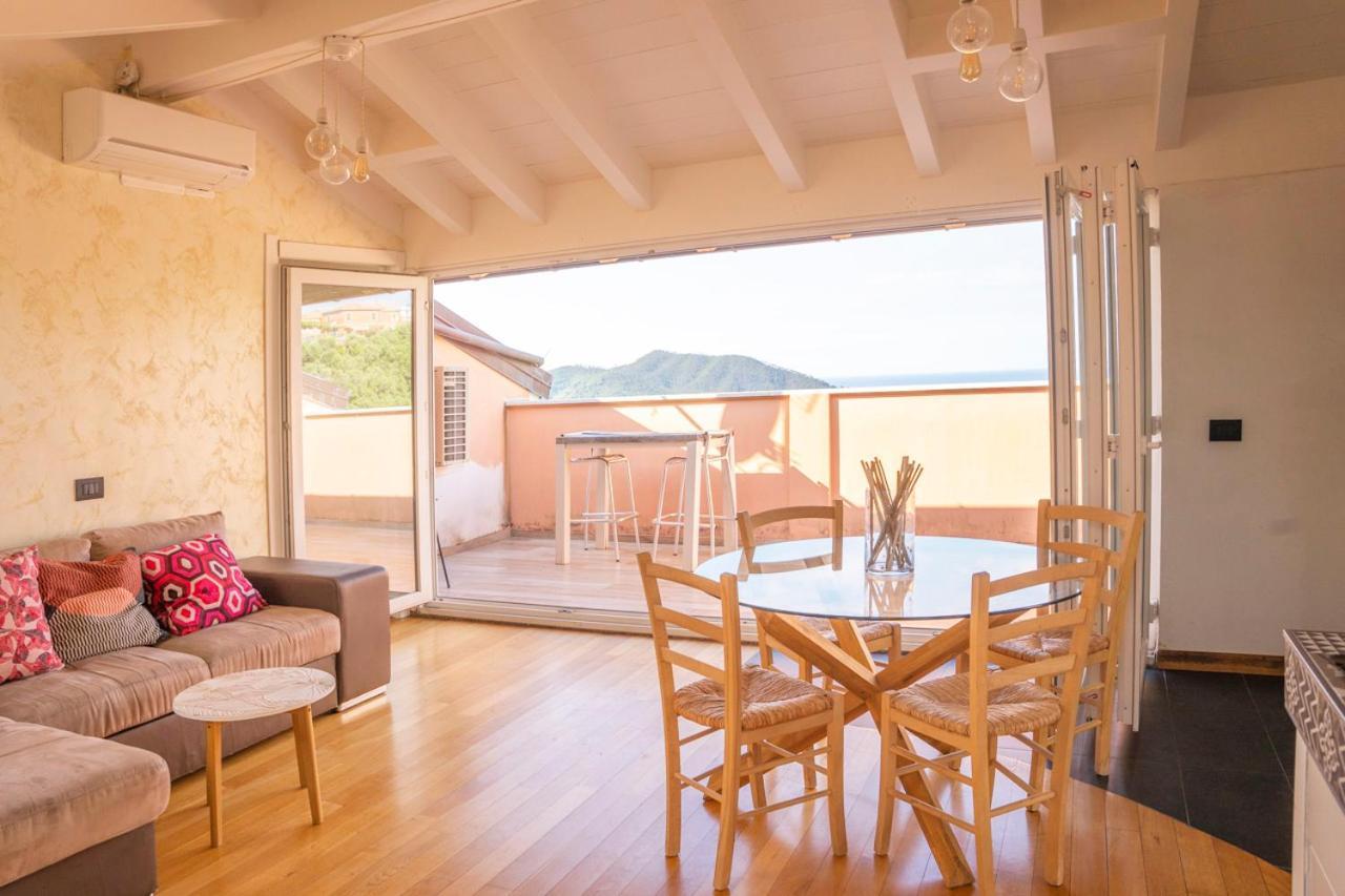 016 - Casa Tranquilla Vista Mare, Pace E Natura - 10 Minuti Dalla Spiaggia Apartment Sestri Levante Luaran gambar