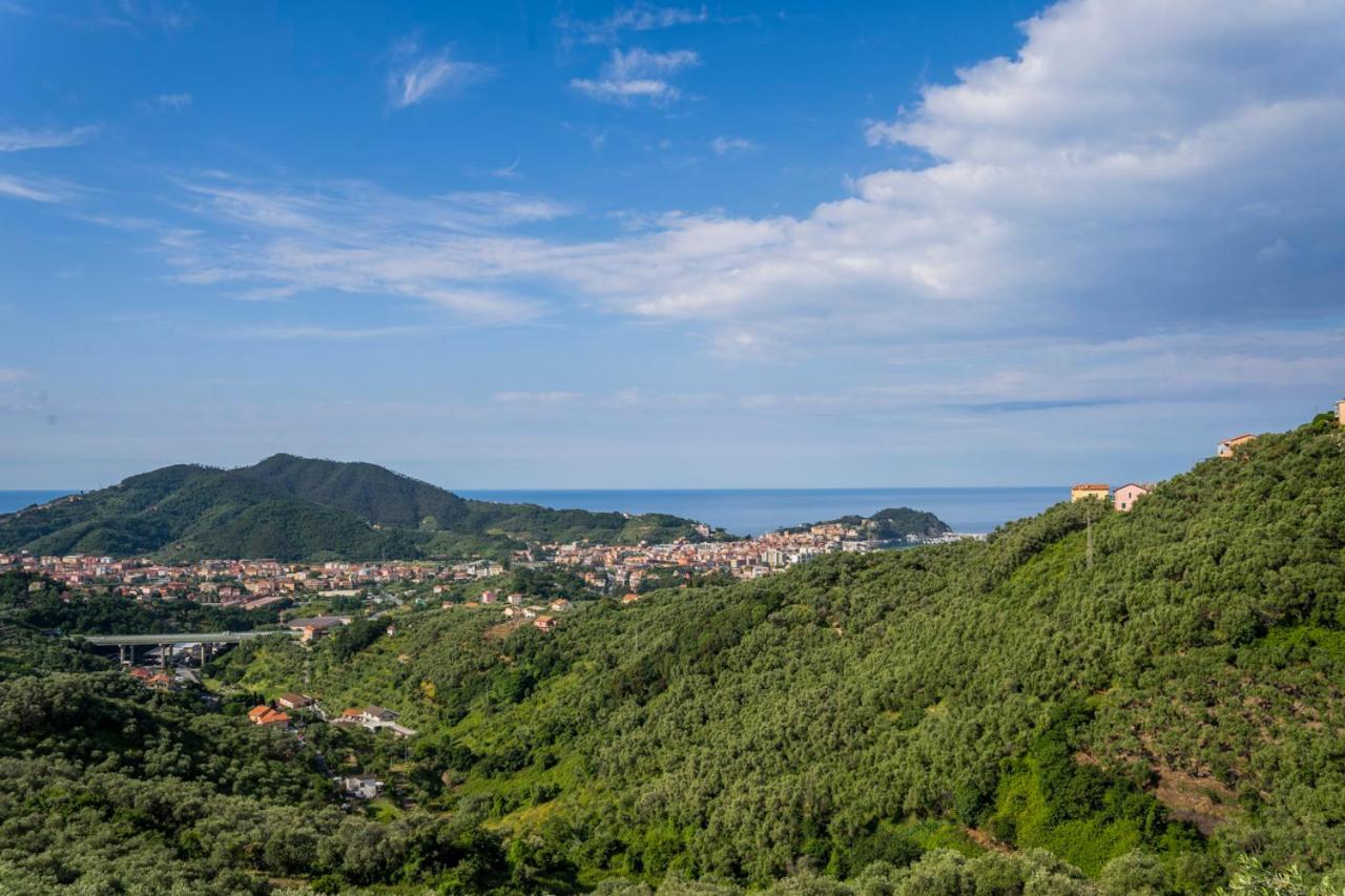 016 - Casa Tranquilla Vista Mare, Pace E Natura - 10 Minuti Dalla Spiaggia Apartment Sestri Levante Luaran gambar